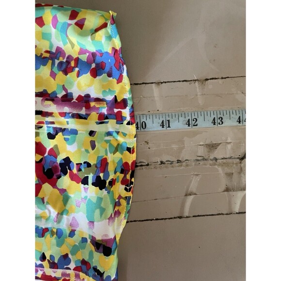 dress barn dress size 10 A Line Multicolored Tie Back MIDI  Free Shipping - Picture 3 of 6